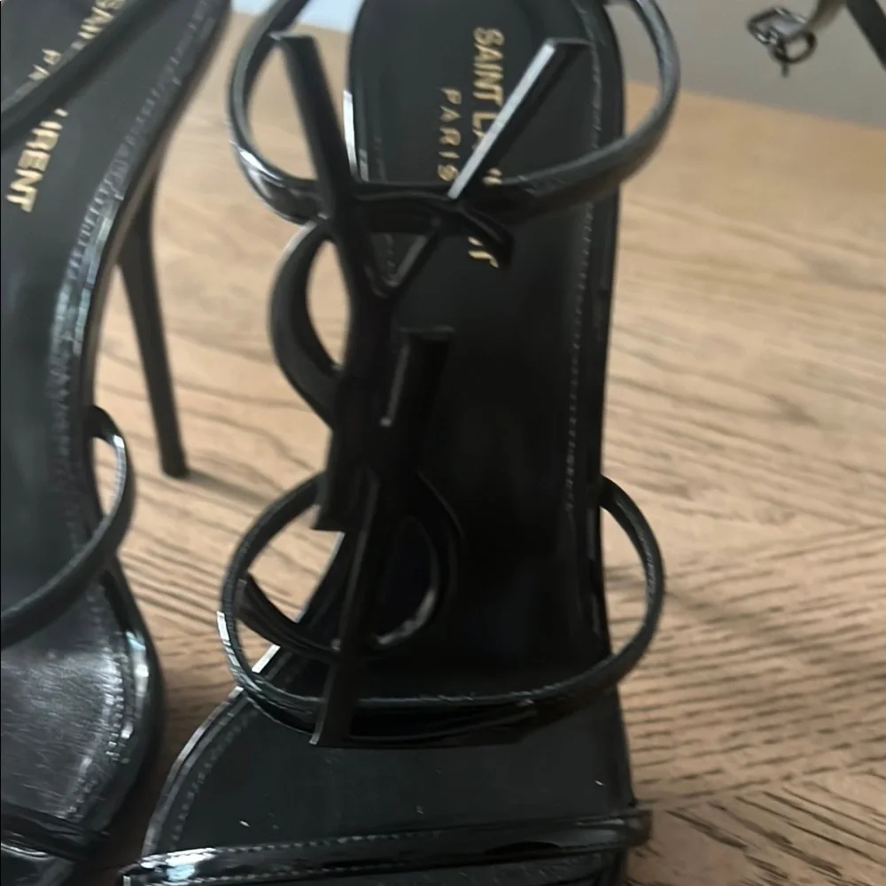 Saint Laurent Black Women's Sandals - Picture 5 of 7